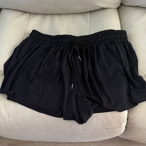 Black Women's Butterfly Shorts